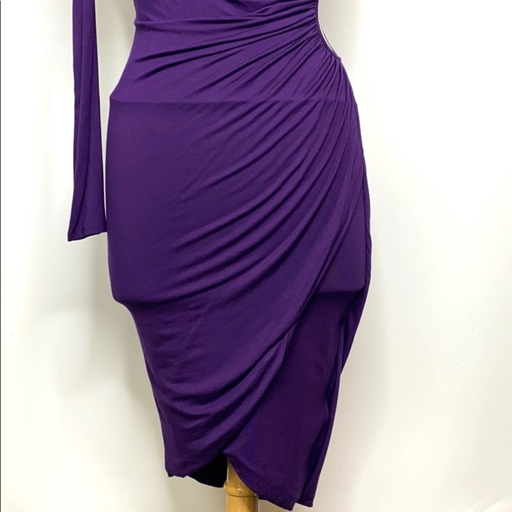 BEBE Kardashians NWT Goddess One Shoulder Size S - Picture 3 of 8